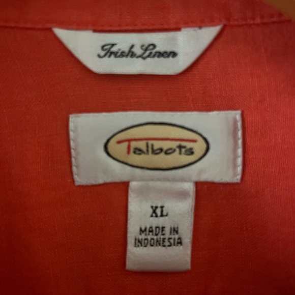 Talbots Irish Linen Button Down - Picture 3 of 4